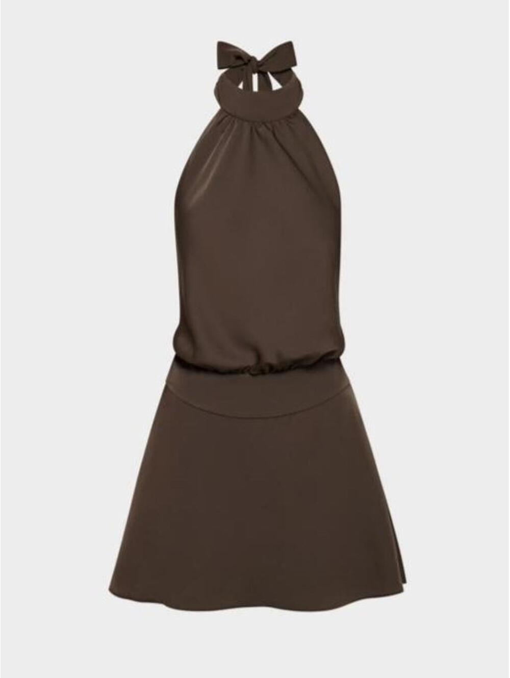 Aritzia Possie Satin Dress | Rich Mocha Brown 🌰✨ | Size 4 - Picture 6 of 7